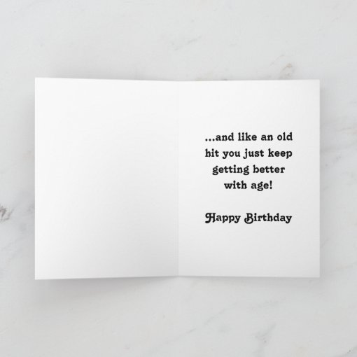 Happy Birthday vinyl record vinyl album retro Card | Zazzle