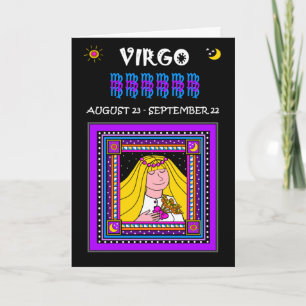 HAPPY BIRTHDAY VIRGO! CARD