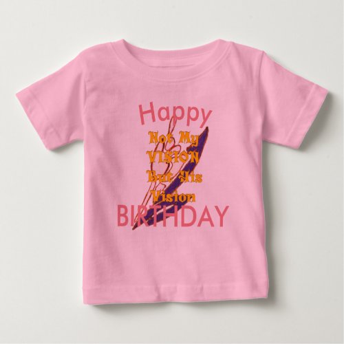 Happy Birthday Vision Baby T_Shirt