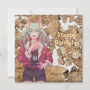 Happy birthday VTuber Invitation