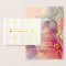 Happy Birthday. Watercolor Floral Luxury Foil Card