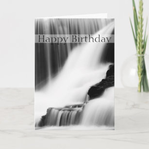 Happy Birthday Waterfall Card