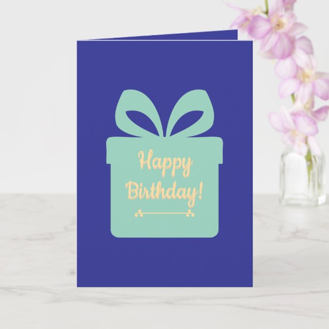 Happy Birthday/We celebrate you Card (Orchid)