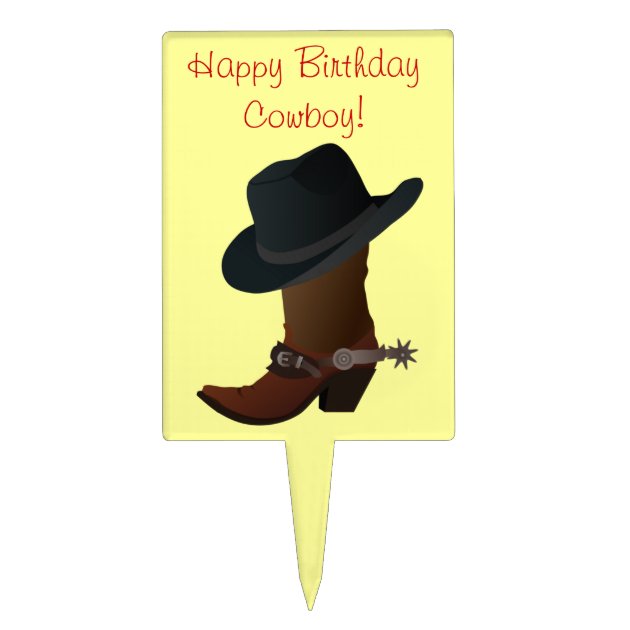 birthday cowboy hat