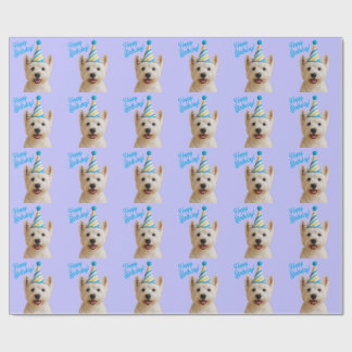 Happy Birthday Westie Wrapping Paper