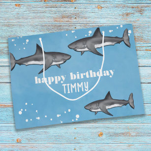 Happy Birthday Fish Gift Bags