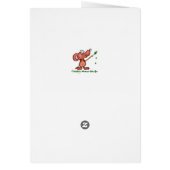 Happy Birthday Wife Cute Duck Red Boots (Back)