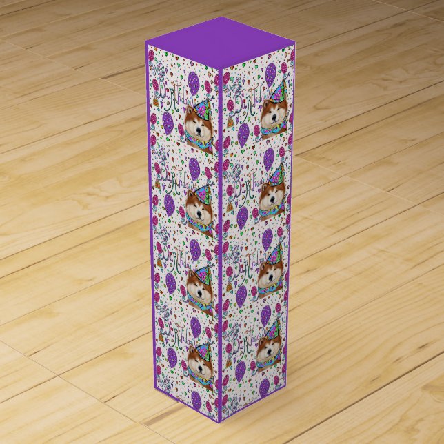 HAPPY BIRTHDAY WINE BOX (Front)