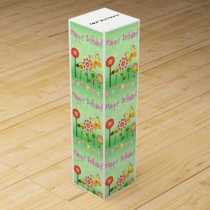 Happy Birthday Wine Box