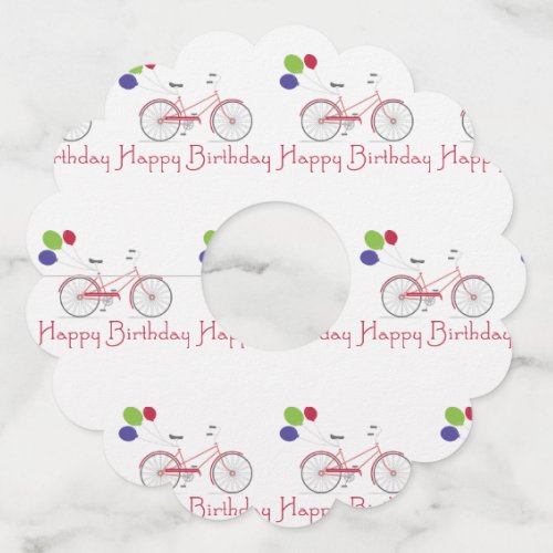 Happy Birthday Wine Glass Tag