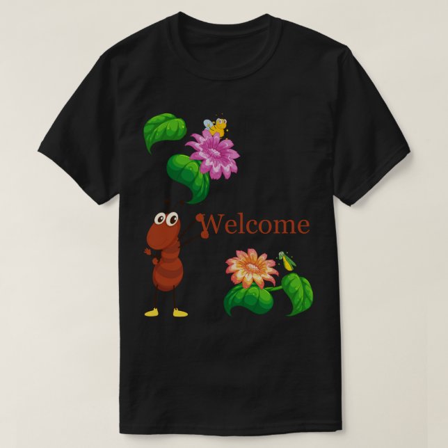 Happy birthday wish you a happy life beautiful T-Shirt (Design Front)