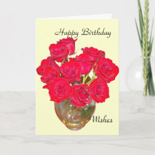Happy Birthday Wishes Card