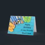 ***HAPPY BIRTHDAY**** WISHES FOR MY FAV BEACH BUM CARD<br><div class="desc">***45th BIRTHDAY**** WISHES FOR MY FAV BEACH BUM AND DON'T FORGET YOU CAN CHANGE THE AGE IN SECONDS :) OR EVEN THE VERSE WITH NO PROBLEM AT ALL :) THANKS FOR STOPPING BY ONE OF MY 8 STORES</div>