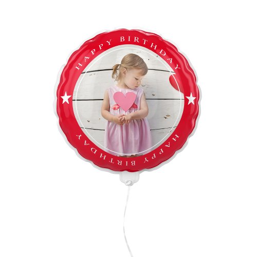 Happy Birthday With Photo Balloon