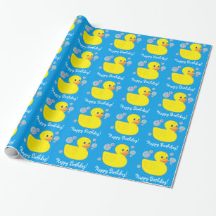 Rubber Ducky Wrapping Paper | Zazzle