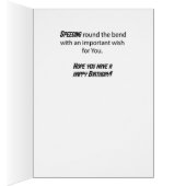 Happy Birthday with Train, General, Blue (Inside (Right))