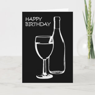 Wine Lover Birthday Cards | Zazzle