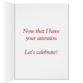 Happy birthday with woman in lingerie bunny suit (Inside (Right))