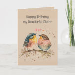 Happy Birthday Wonderful Sister Thank God for You Card<br><div class="desc">Happy Birthday my wonderful Sister this is your annual reminder that I thank God you were born</div>