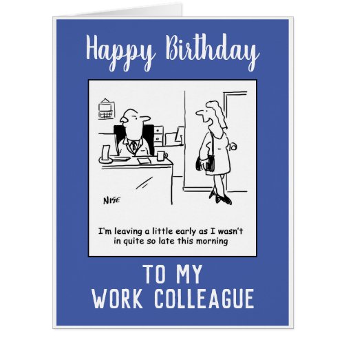 Happy Birthday Work Colleague