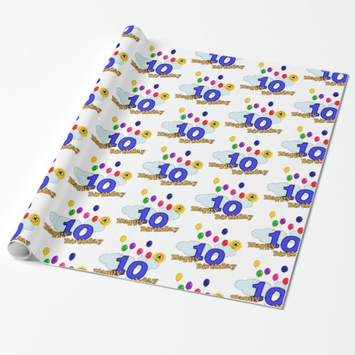 Happy birthday wrapping paper