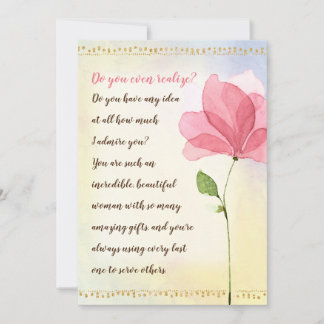 Happy Birthday, You are Worthy! Card