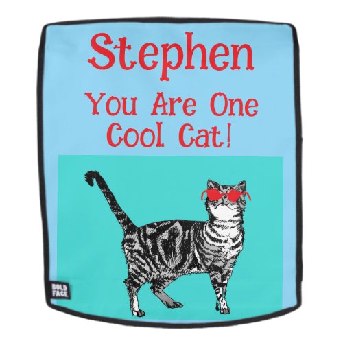 Happy Birthday You Cool Tabby Cat Mens Husband