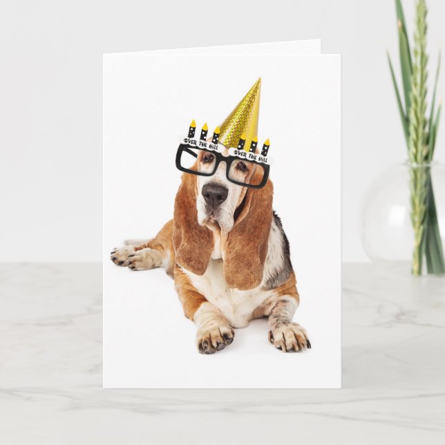 Happy Birthday You Old Dog Card (Front)