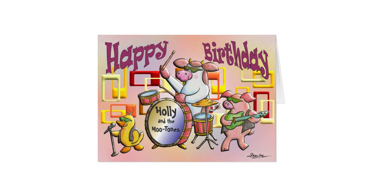 Happy Birthday! You Rock! Card | Zazzle