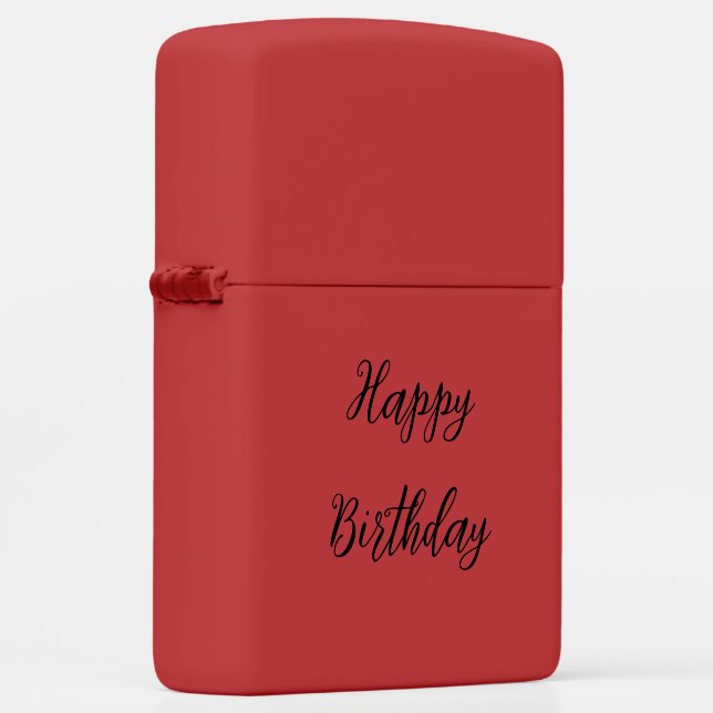 ZIPPO - ZIPPO × The Birthday HAPPY BIRTHDAY ZIPPO LIGHTER - WHITE MATTE - Riley's 66 LLC
