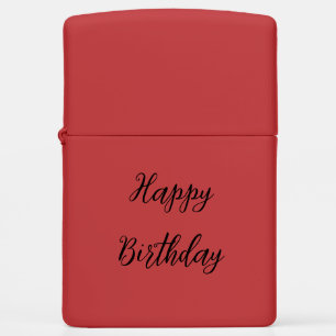 Happy Birthday Zippo Lighter