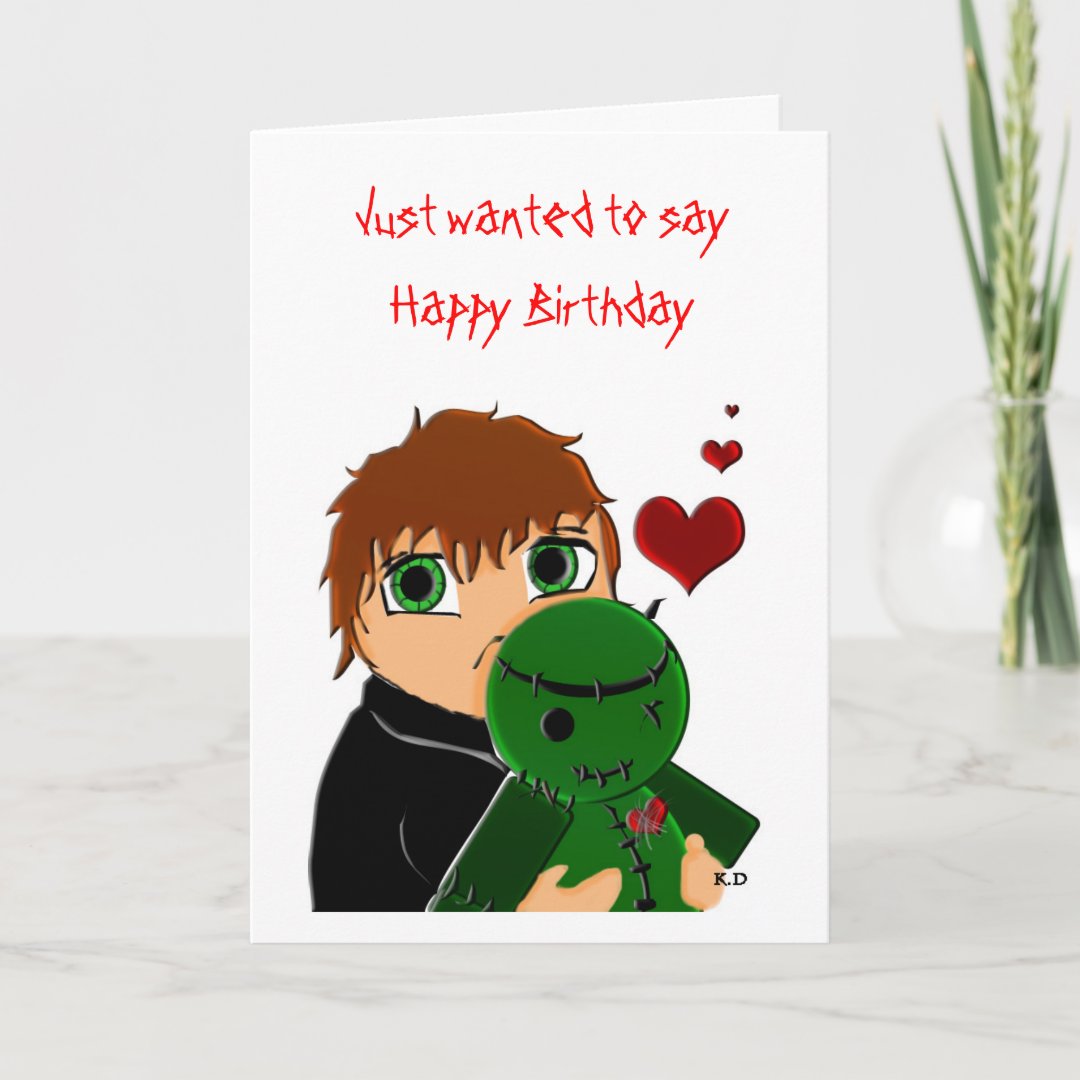 Happy Birthday Zombie Card Zazzle