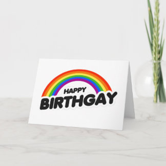 Happy Birthgay Card