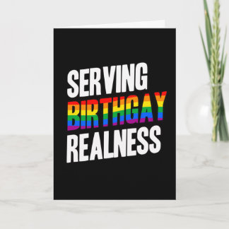 Happy Birthgay Card