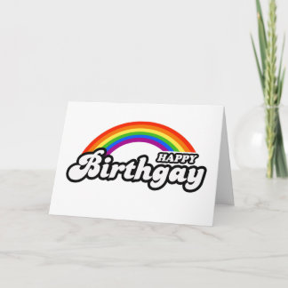 Happy Birthgay Card