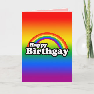 Happy Birthgay Card