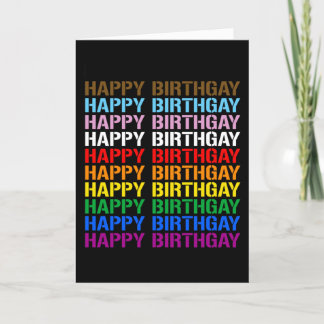 Happy Birthgay Card