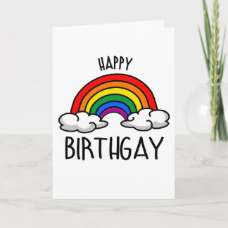 Happy Birthgay Card
