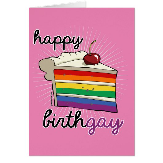 Happy Birthgay Cards (Front)