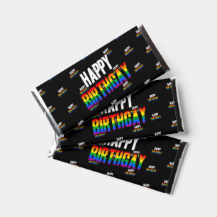 Happy Birthgay Hershey Bar Favors