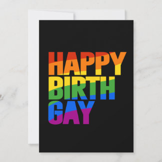 Happy Birthgay Holiday Card