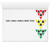 Happy Black History Month (Rastafarian Tribute) (Inside Horizontal (Bottom))