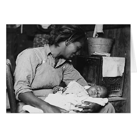 happy black mother with baby (Front Horizontal)