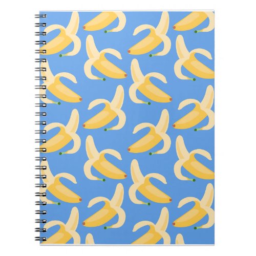 Happy Blue Banana Notebook 