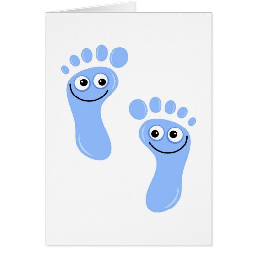 Happy Blue Feet Cards (Front)