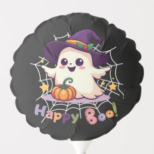 Happy Boo Cute Ghost  Balloon