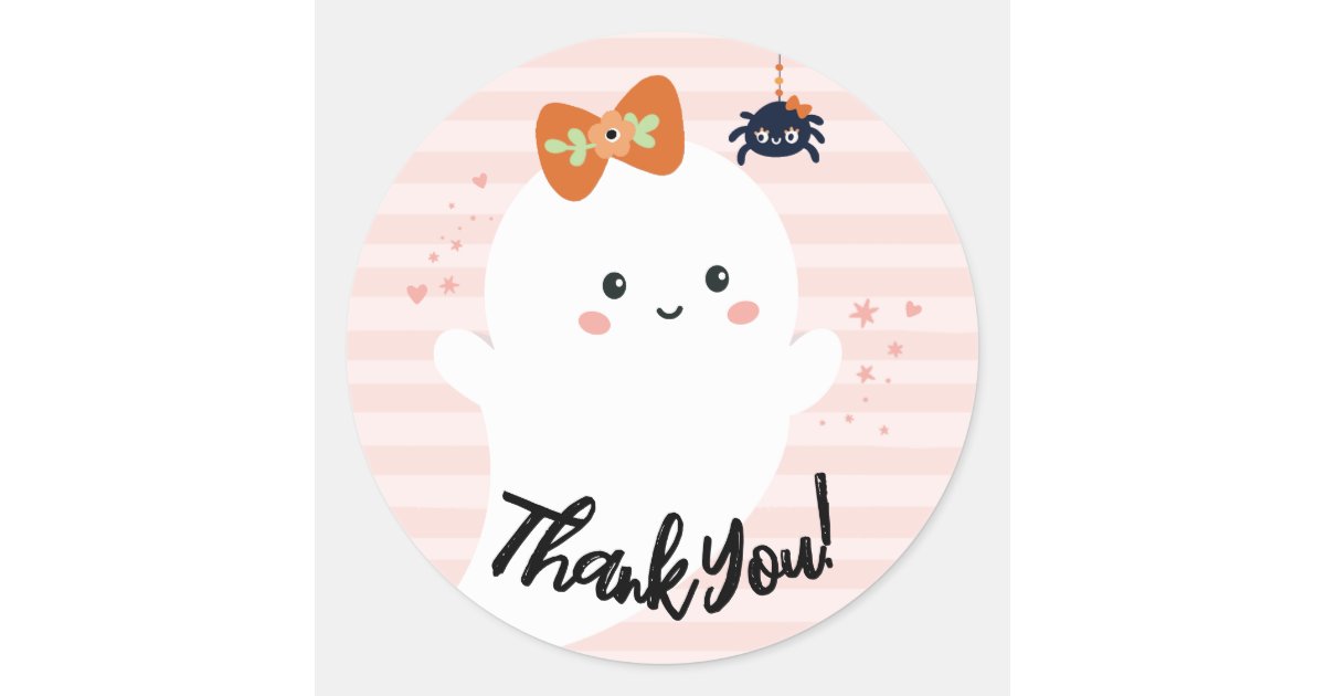 Happy BOO Day Halloween Birthday Classic Round Sticker | Zazzle