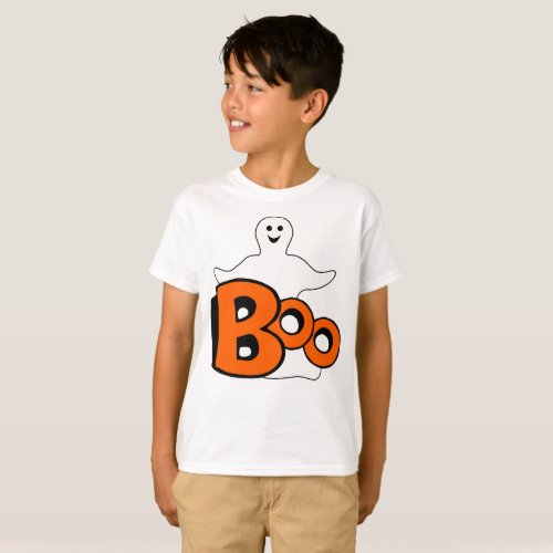 Happy Boo Ghost T_Shirt