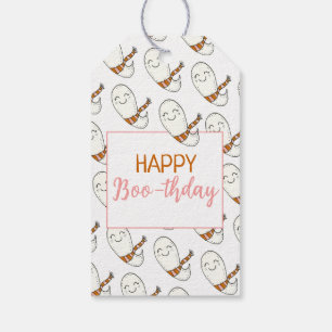 Happy Boo-thday Birthday Gift Tags