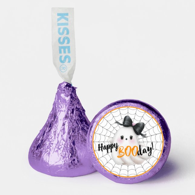 Happy BOOday – Ghostly Giggles & Birthday Cheer Hershey®'s Kisses® (Front)